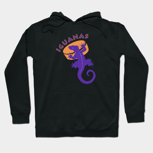 San Antonio Iguanas (Logo) Hoodie by Hirschof